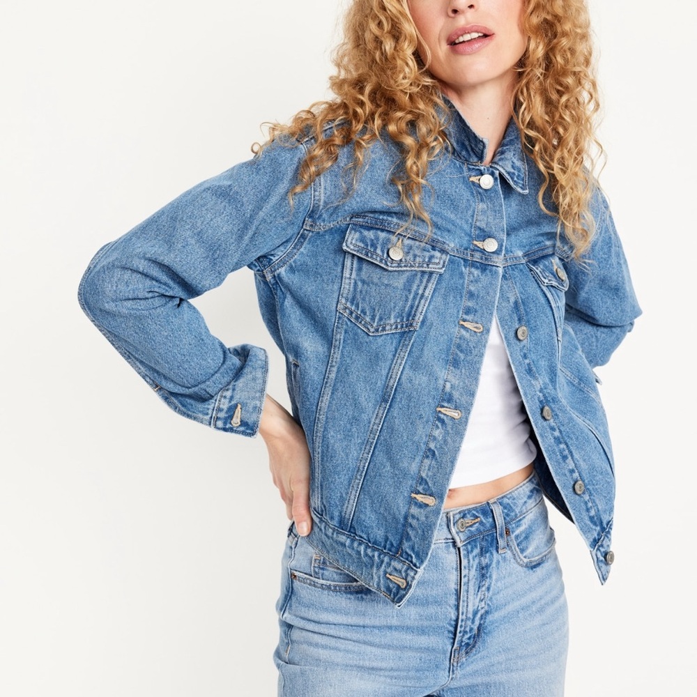 Stylish Classic Blue Denim Jacket Old Navy